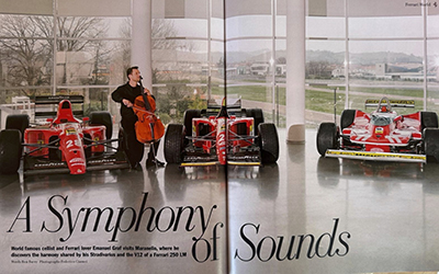 Emanuel Graf Featured in Ferrari Magazine